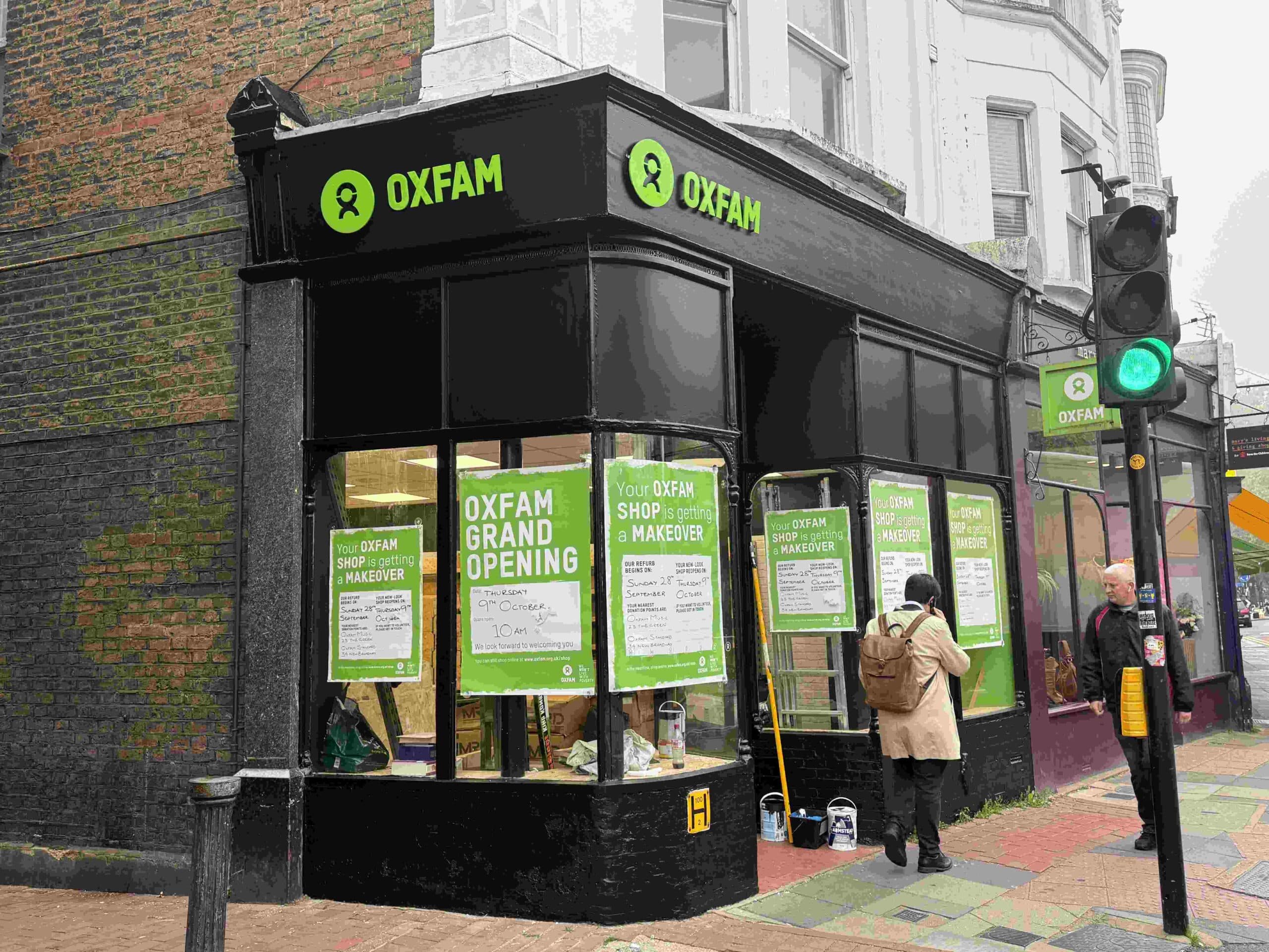 Urban shopfront and adjacent back-office spaces